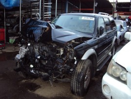 2001 MITSUBISHI MONTERO SPORT, 3.0L AUTO 2WD, COLOR BLACK, STK 153697